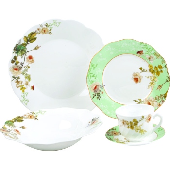 VAJILLA DE VIDRIO OPAL 30 PIEZAS 