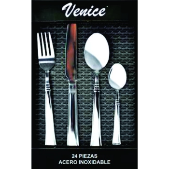 JUEGO DE CUBIERTOS PARA 6 PERSONAS  (24PZS)